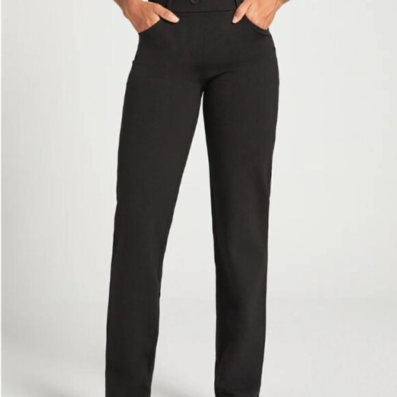 Betabrand Black Pull on Pants NWOT size Petite Medium - Picture 1 of 14
